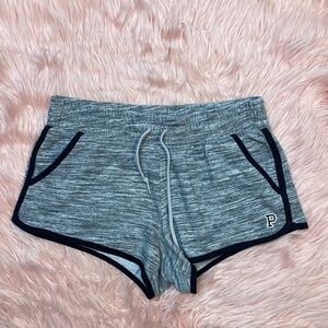 PINK Victoria’s Secret‎ Gray Sweatpants Drawstring Shorts Size Medium